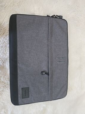 Targus Strata Gray and Black Laptop Sleeve with Front Pocket